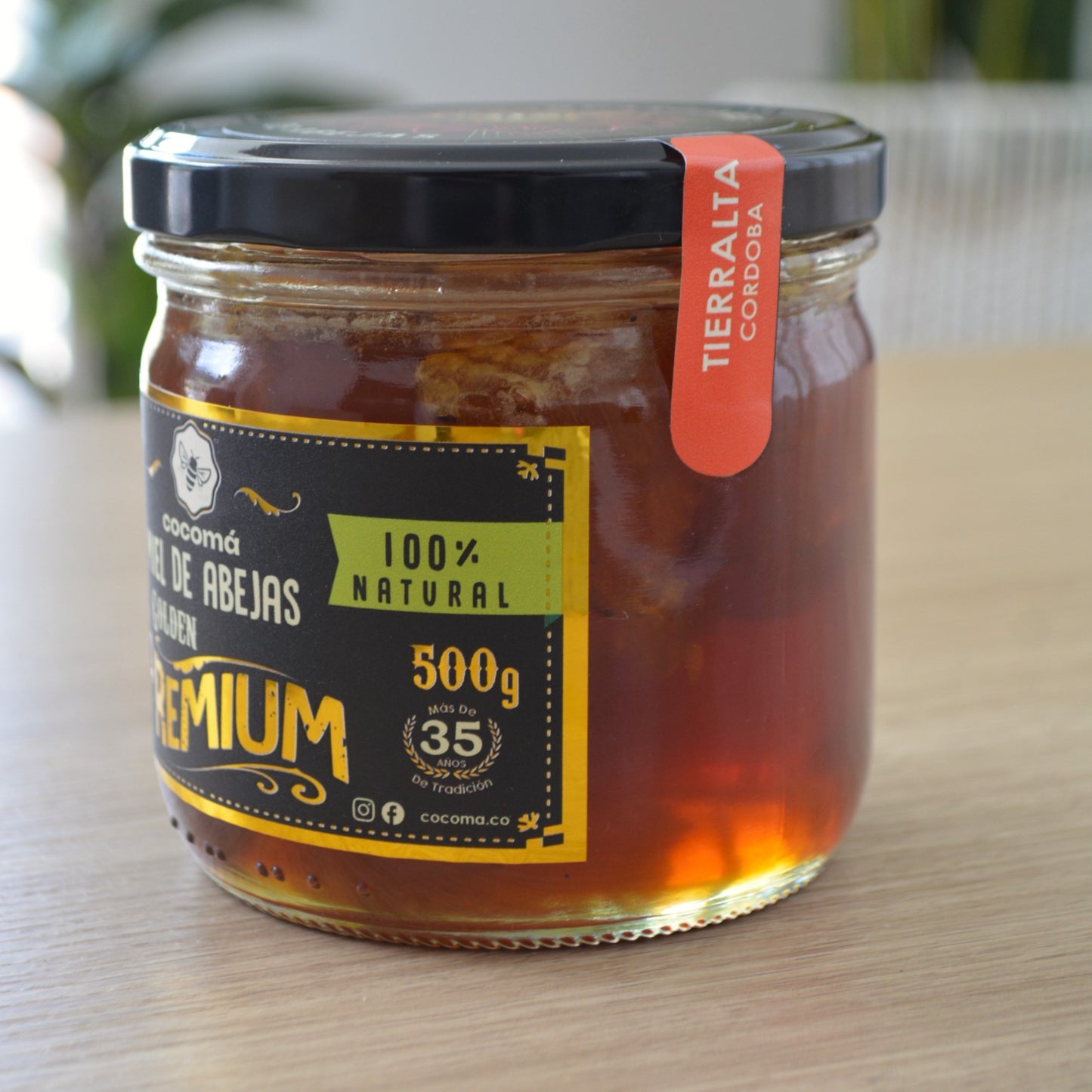 Miel Con Panal Origen Tierra Alta Córdoba