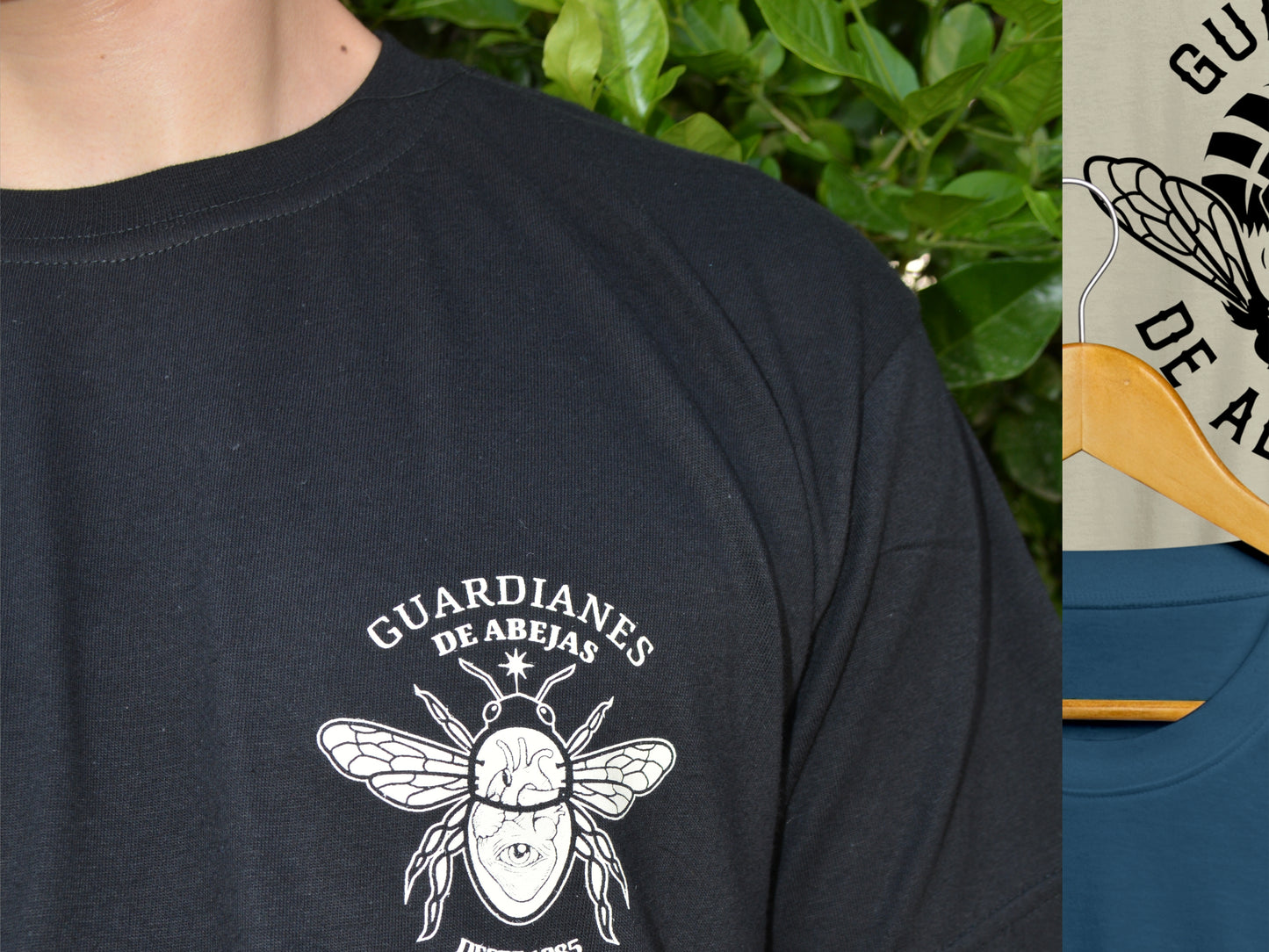 Camisetas guardianes de abejas y polinizadores