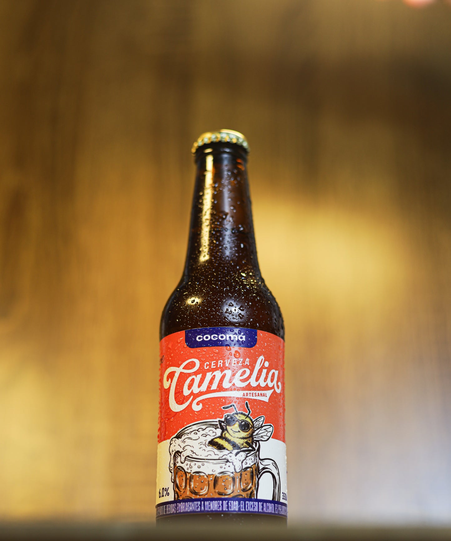 Cerveza Camelia Trigo & Miel x330ml (vidrio)