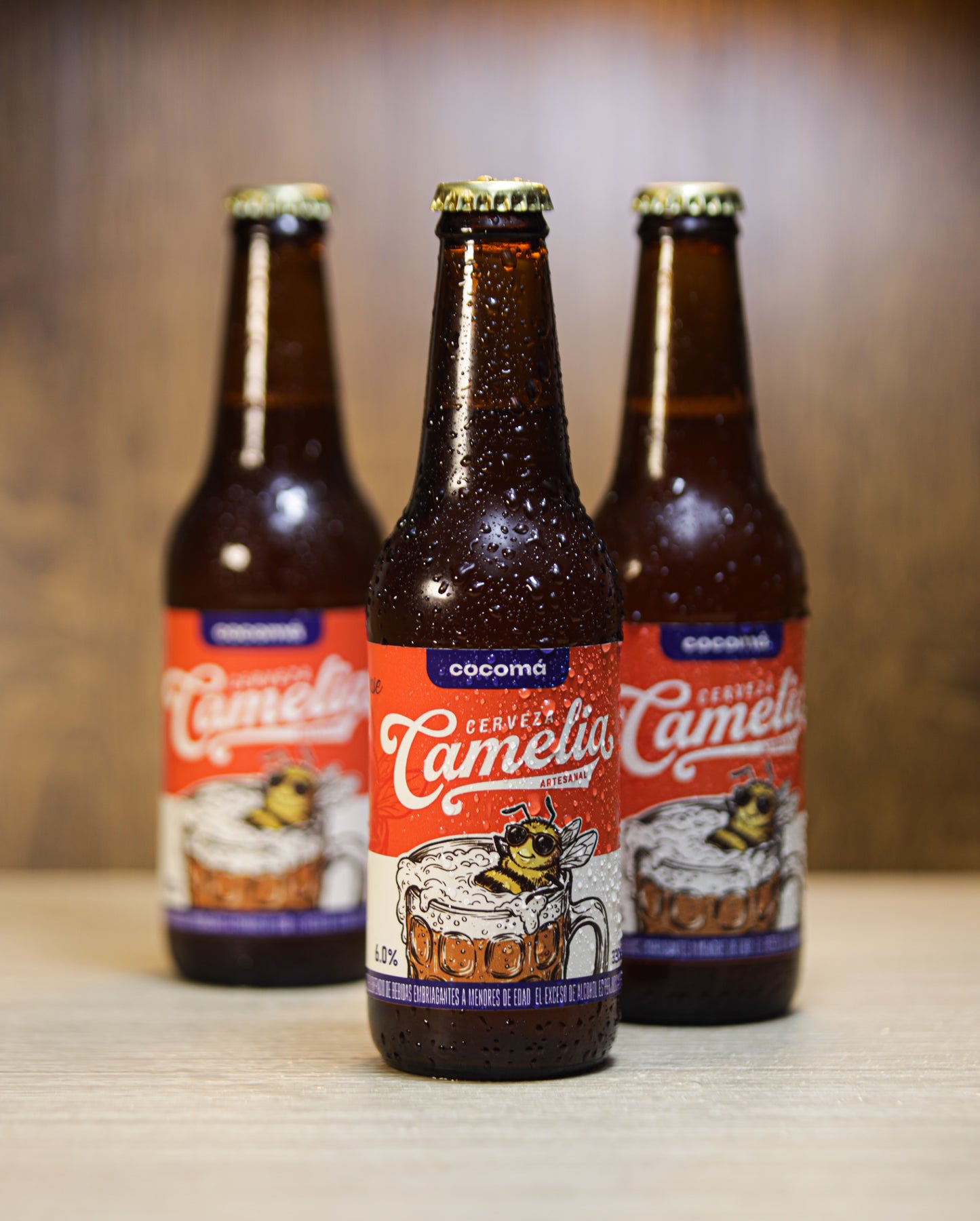 Cerveza Camelia Trigo & Miel x330ml (vidrio)