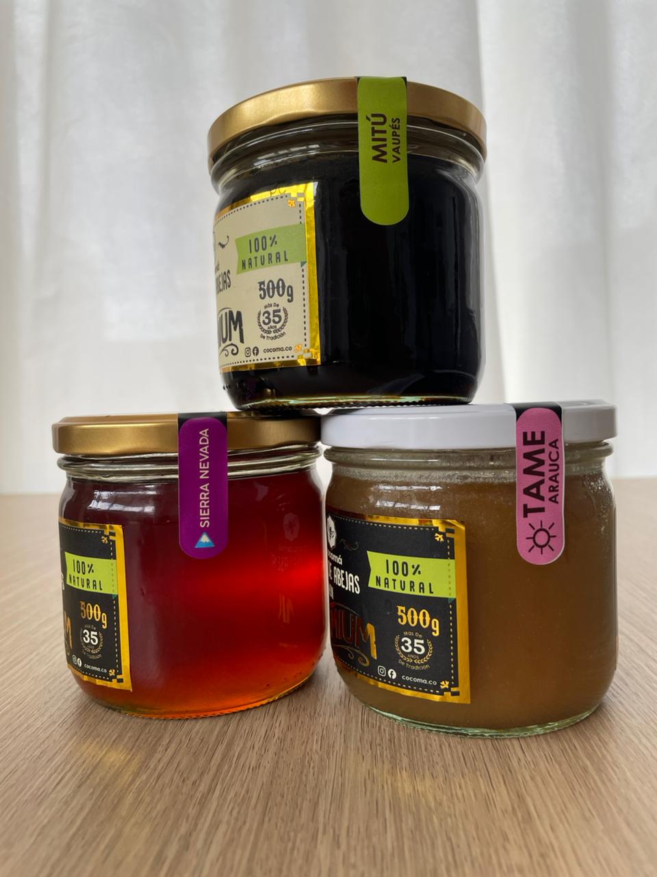 Kit Sabores de nuestra Tierra 500g (vidrio)