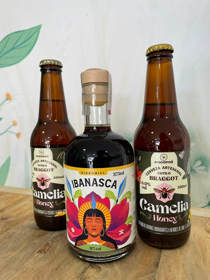 Combo Decembrino ABEJAS FIESTERAS 🍯🍺✨ (vidrio)