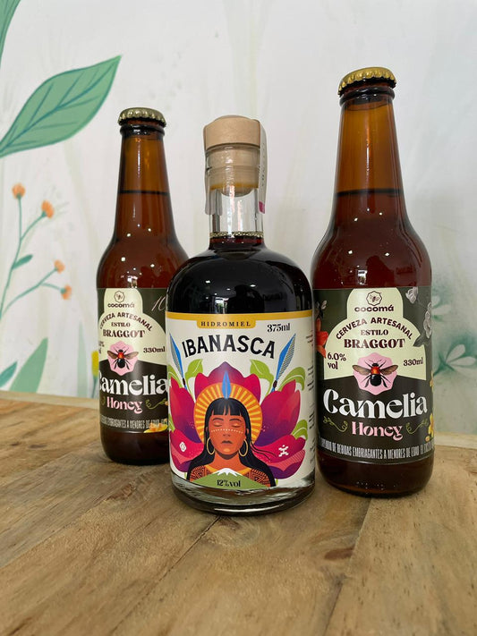 Combo Decembrino ABEJAS FIESTERAS 🍯🍺✨ (vidrio)