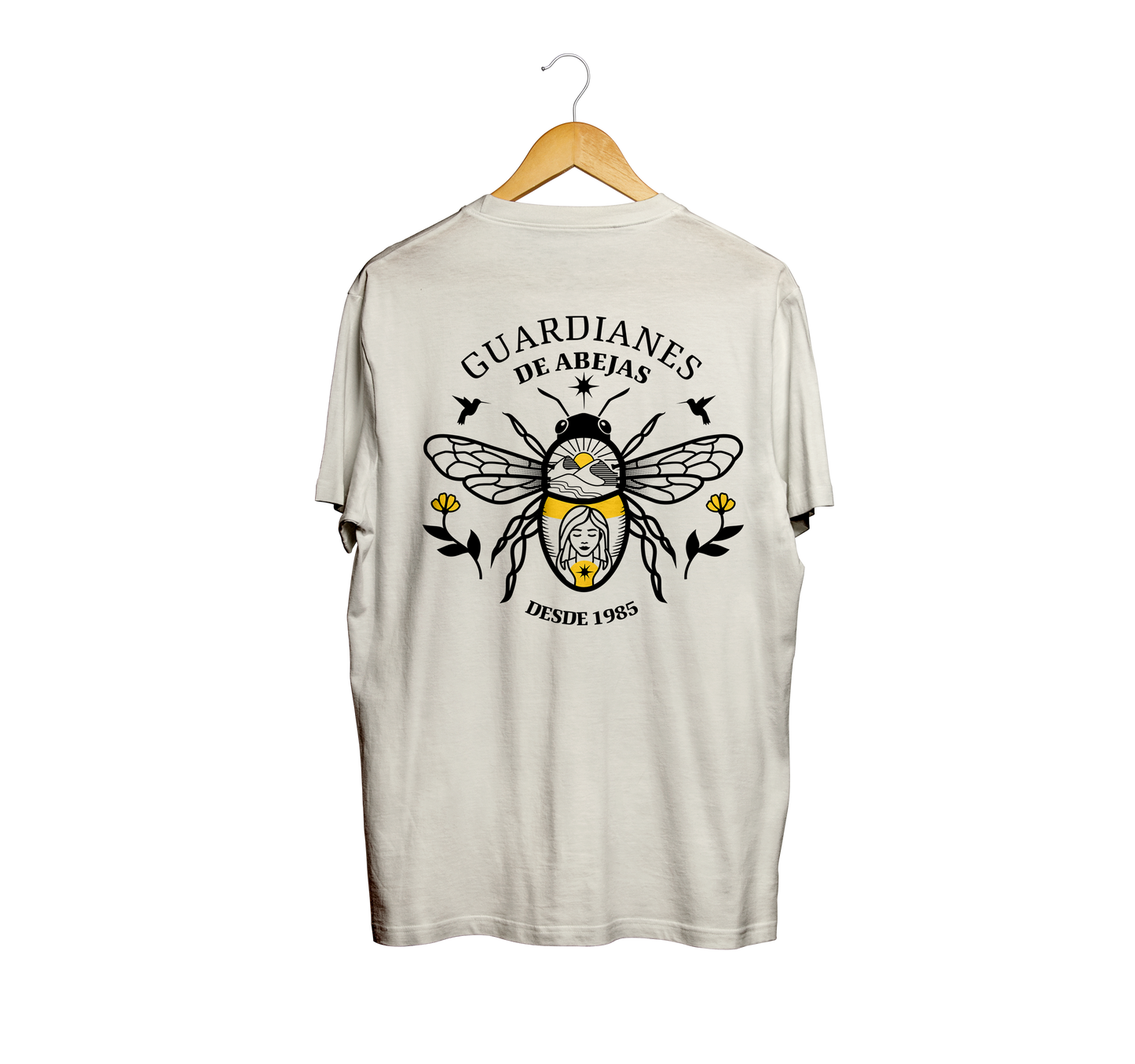 Camisetas guardianes de abejas y polinizadores